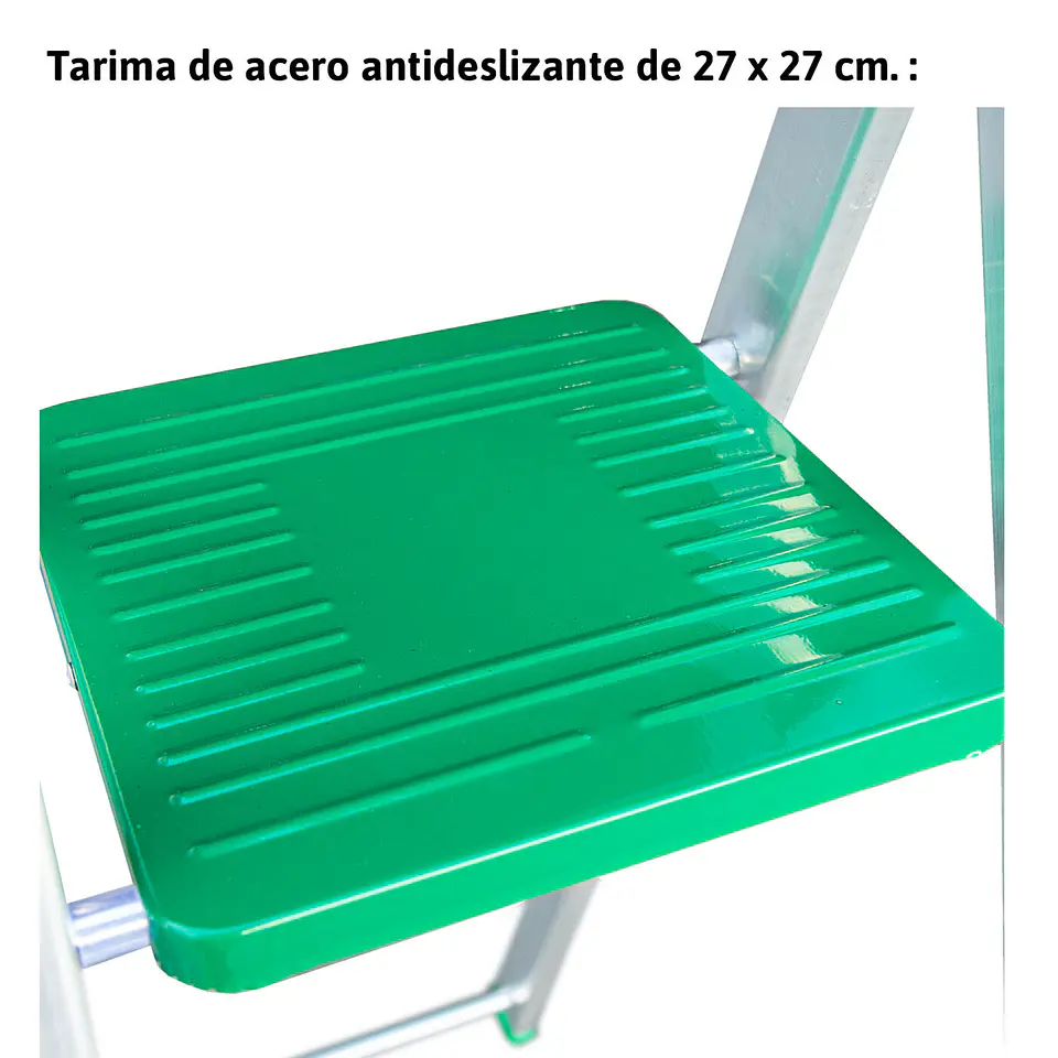 Escadote de Aluminio Serie Brico Largura Degrau 80mm ES-DOM ESCALIBUR BY FARAONE 3