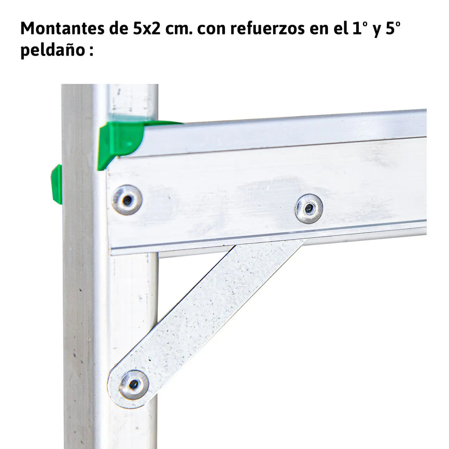 Escadote de Aluminio Serie Brico Largura Degrau 80mm ES-DOM ESCALIBUR BY FARAONE 4