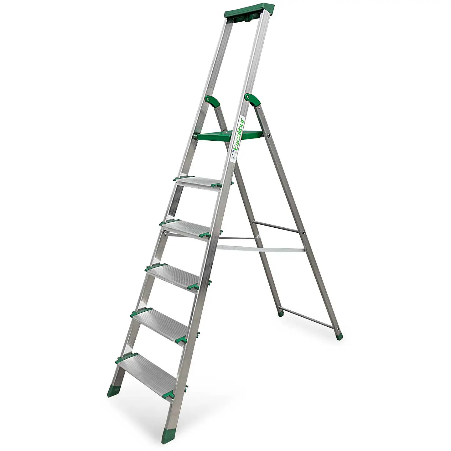 Escadote de Aluminio Serie Pro Largura Degrau 130mm ES-CONF ESCALIBUR BY FARAONE 1