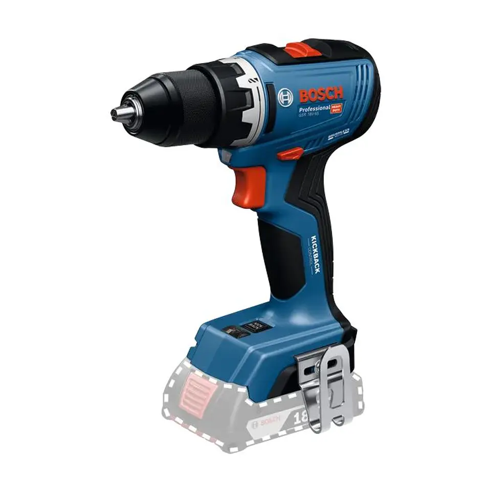 Conjunto sem fio Aparafusadora GSR 18V-65 + Rebarbadora GWS 18V-8 (125) + Martelo GBH 18V-22 + Aparafusadora Impacto + Aspirador sem fio + 3 Baterias 18V 4.0Ah PRIMeKIT BOSCH 2