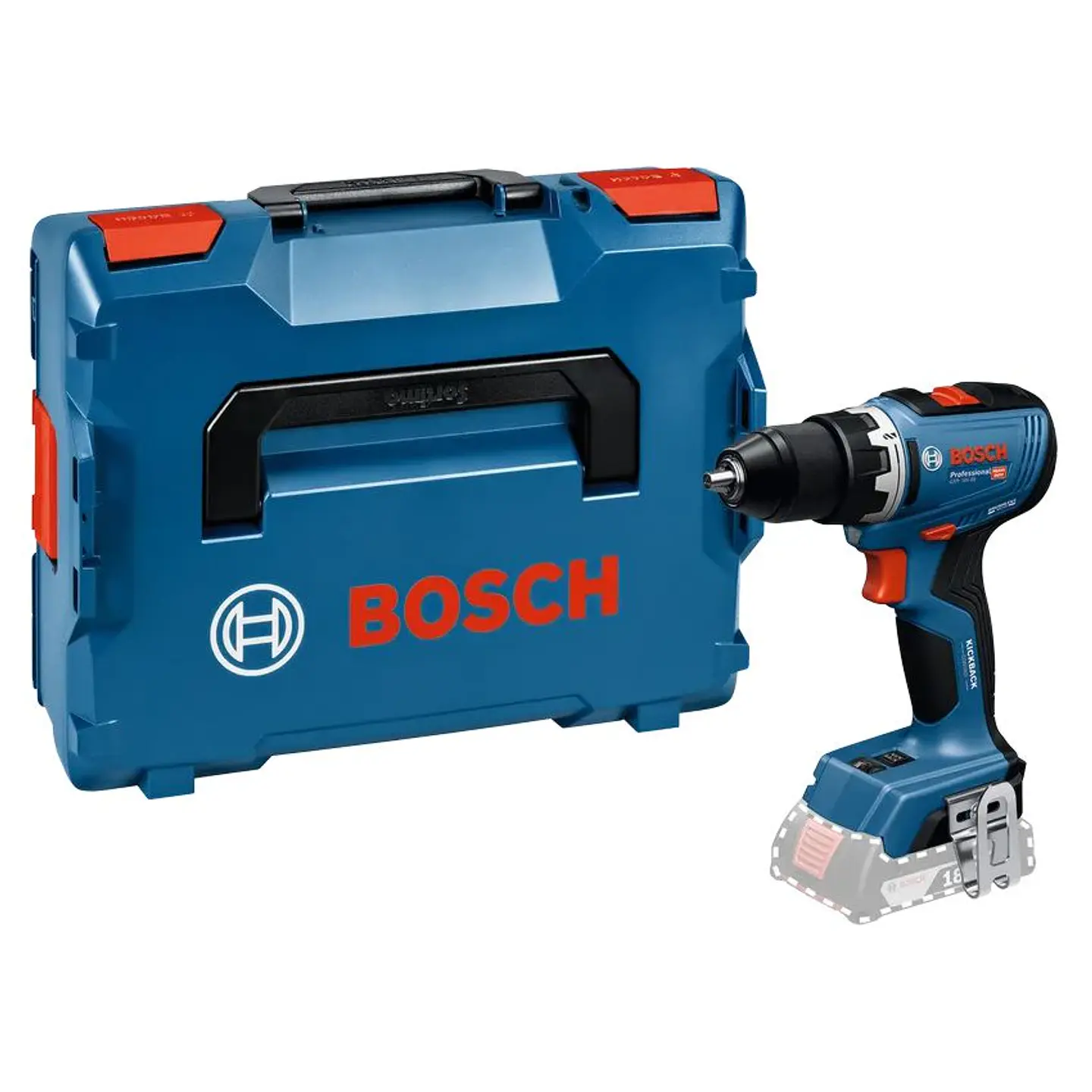 Conjunto Aparafusadora GSR 18V-65 + Aparafusadora impacto GDX 18V-285 + Rebarbadora GWS 18V-8 (125) + Martelo GBH 18V-22 + 3 Baterias 5.0Ah + 1 Carregador BOSCH 2
