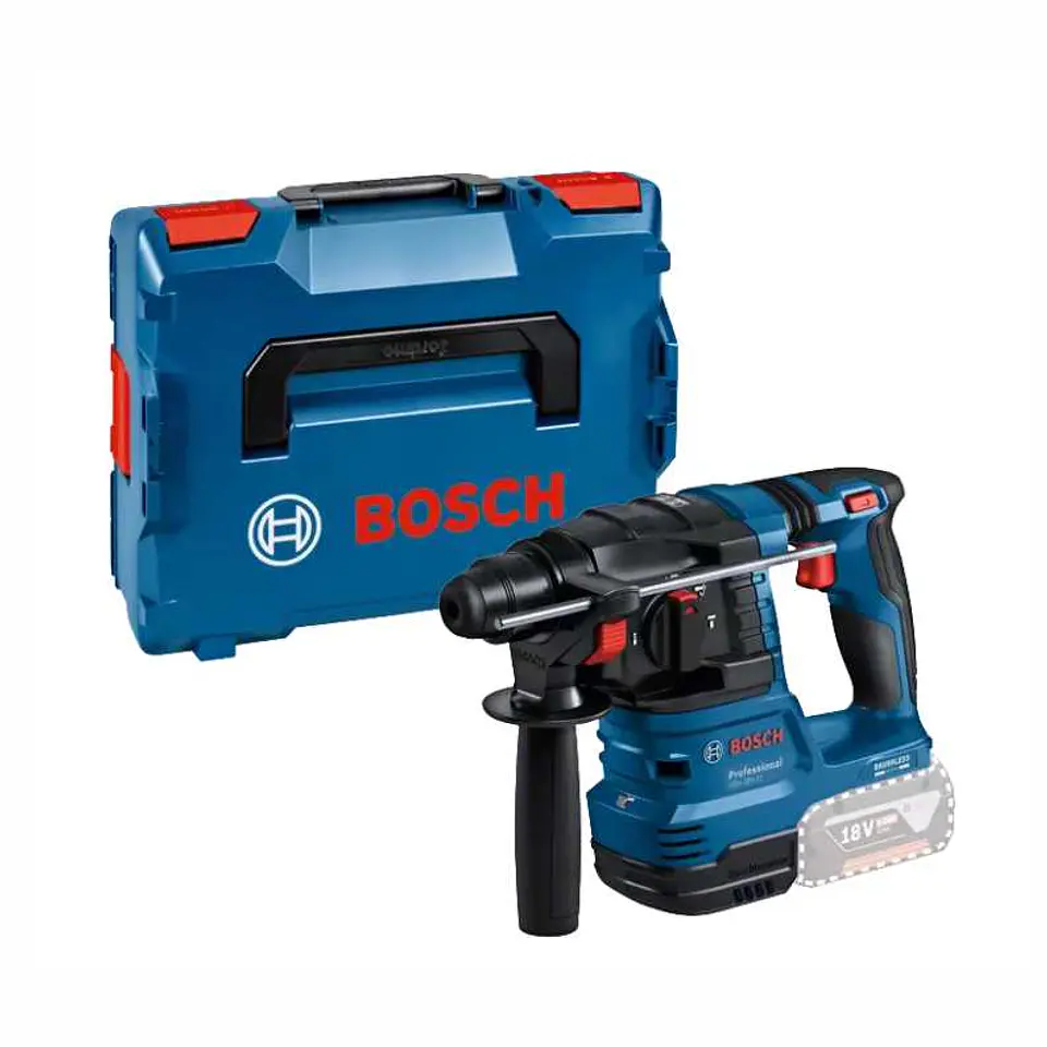 Conjunto Aparafusadora GSR 18V-65 + Aparafusadora impacto GDX 18V-285 + Rebarbadora GWS 18V-8 (125) + Martelo GBH 18V-22 + 3 Baterias 5.0Ah + 1 Carregador BOSCH 4