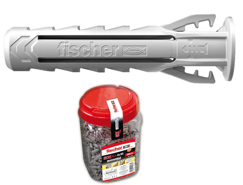 750 Un. Bucha de Expansão Nylon SX Plus Ø6mm x 30mm 568727 FISCHER 