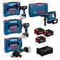 Conjunto de 4 ferramentas sem fio + 3 Baterias EXPERT BOSCH - vignette 1