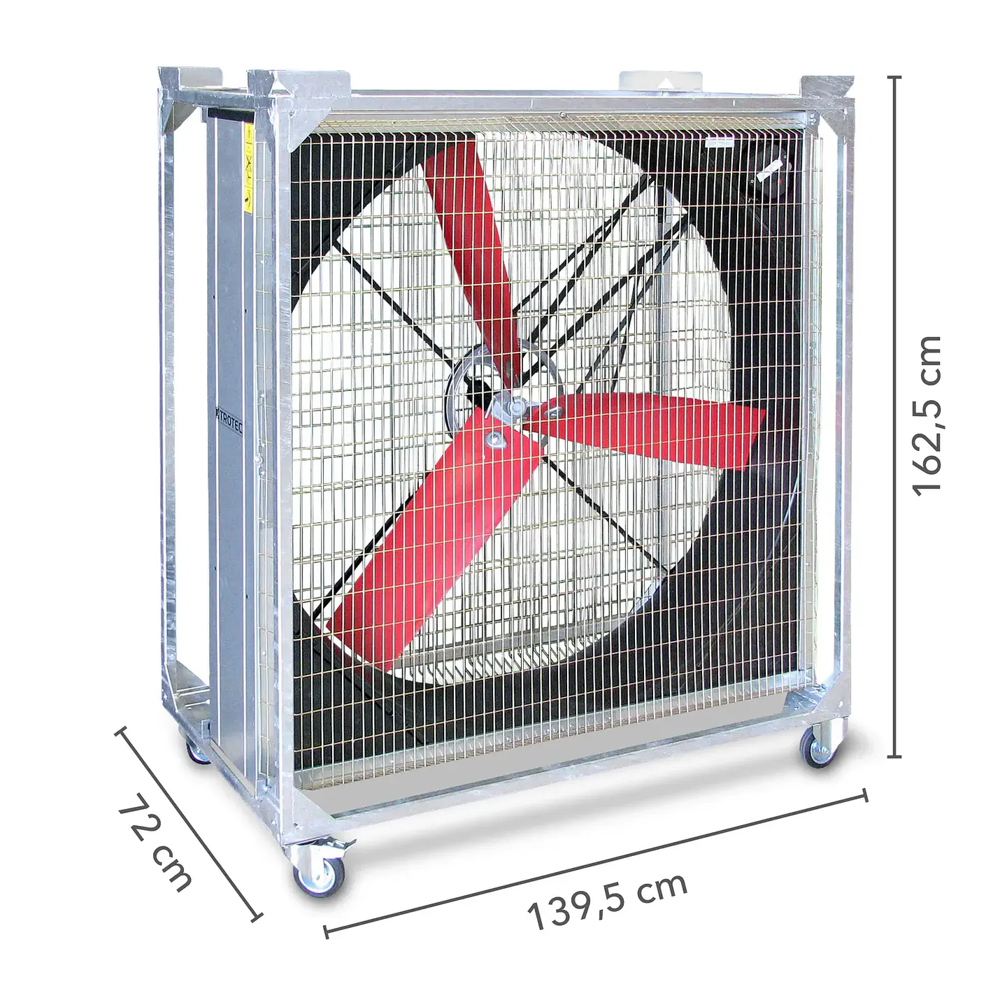 Ventilador Metálico Profissional 400V 45.600 m³/h TTW45000 TROTEC 2