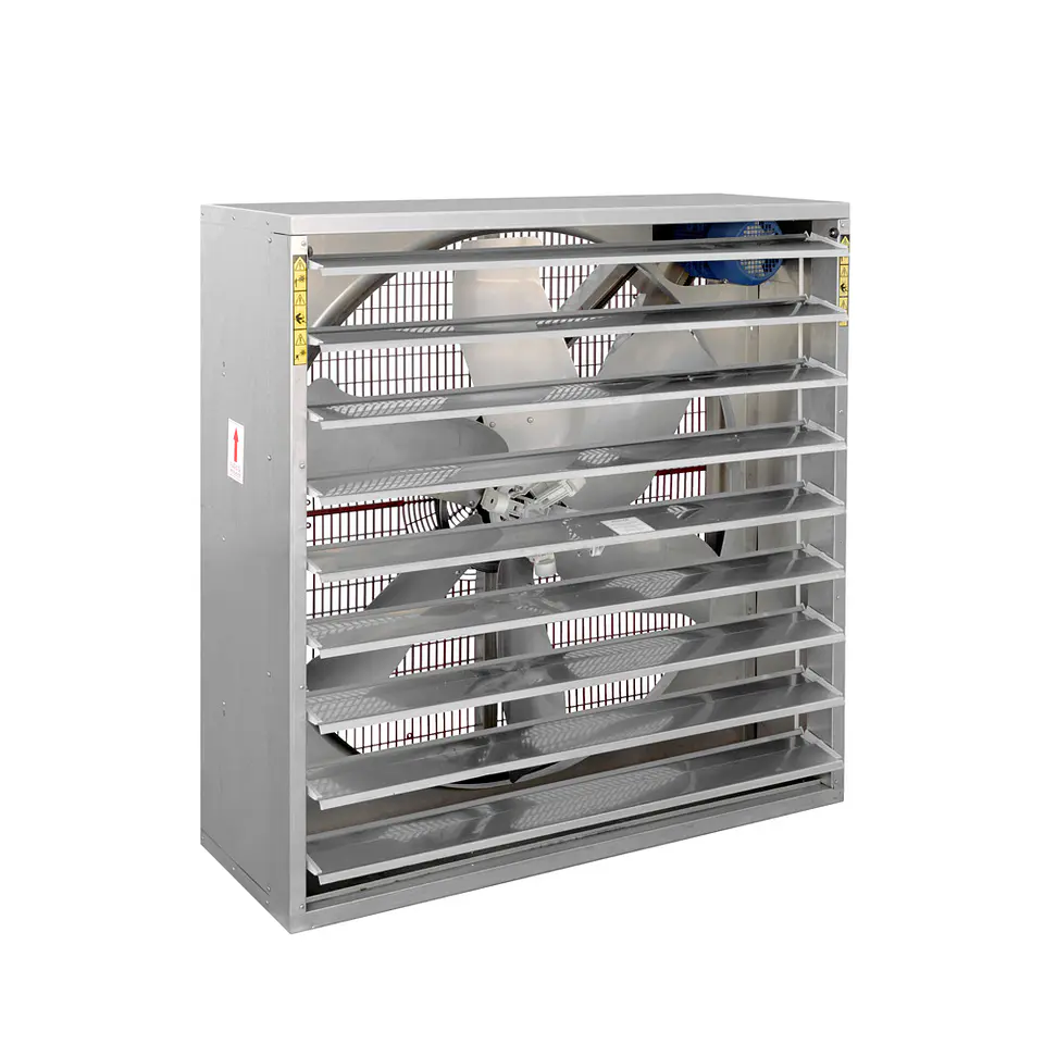 Ventilador Aço Galvanizado com Persiana Profissional 400V Ø800mm 18.000 m³/h VGXL-VGXP 80T-075 MASTER 1