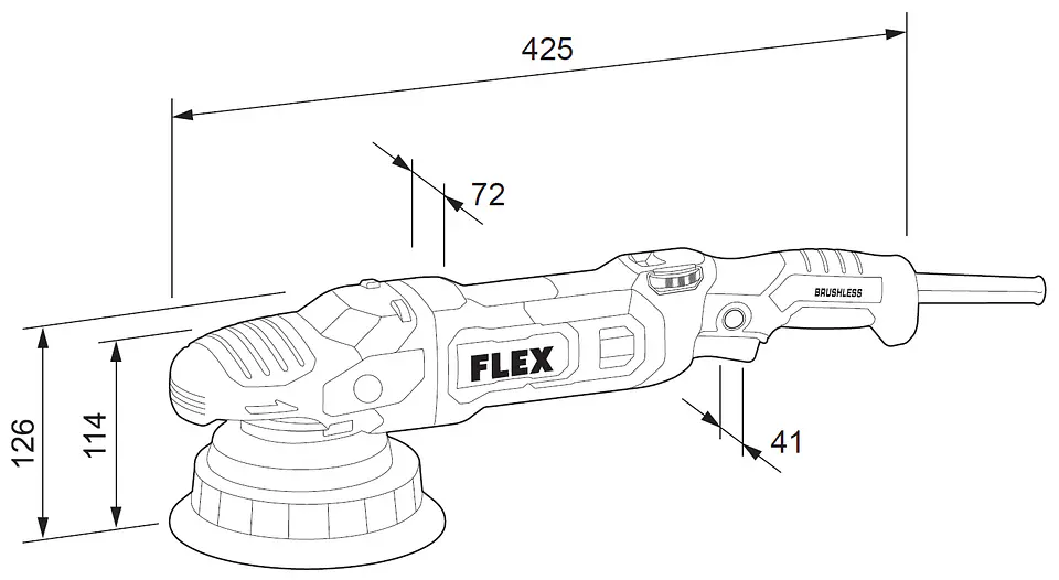 Polidora Excêntrica XFE 2 15 14-EC C FLEX 3