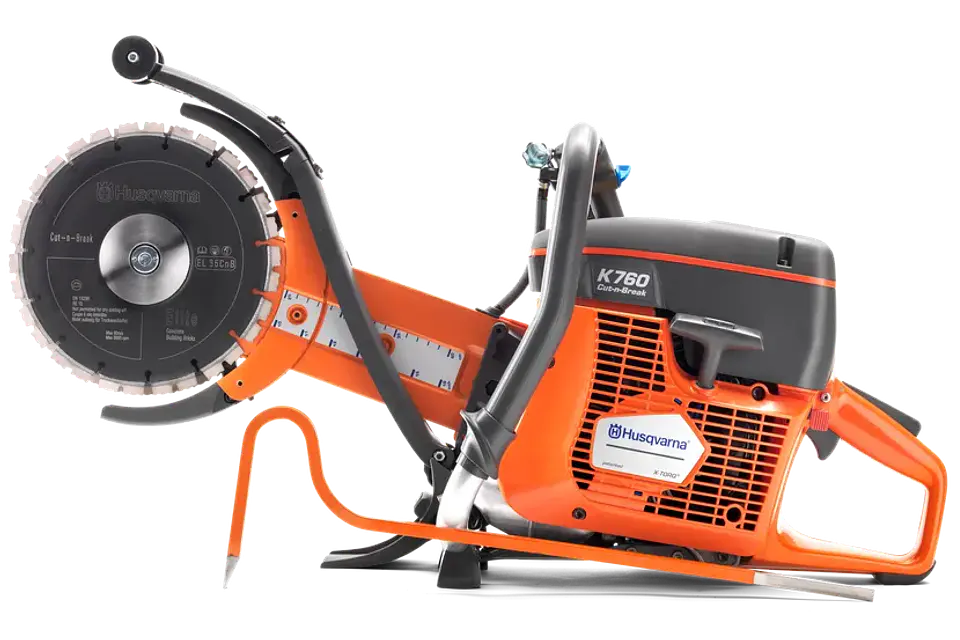Cortadora de Disco 350mm K 760 Cut-n-Break 3.7 kW (Gasolina) com 2 Discos 230mm HUSQVARNA 1