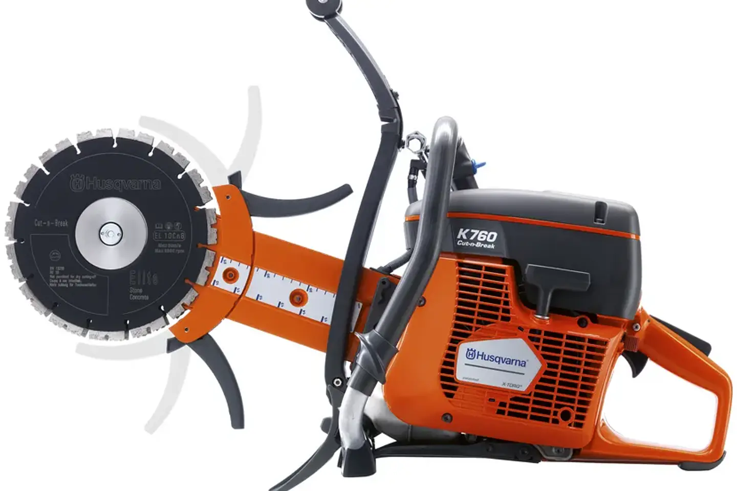 Cortadora de Disco 350mm K 760 Cut-n-Break 3.7 kW (Gasolina) com 2 Discos 230mm HUSQVARNA 6