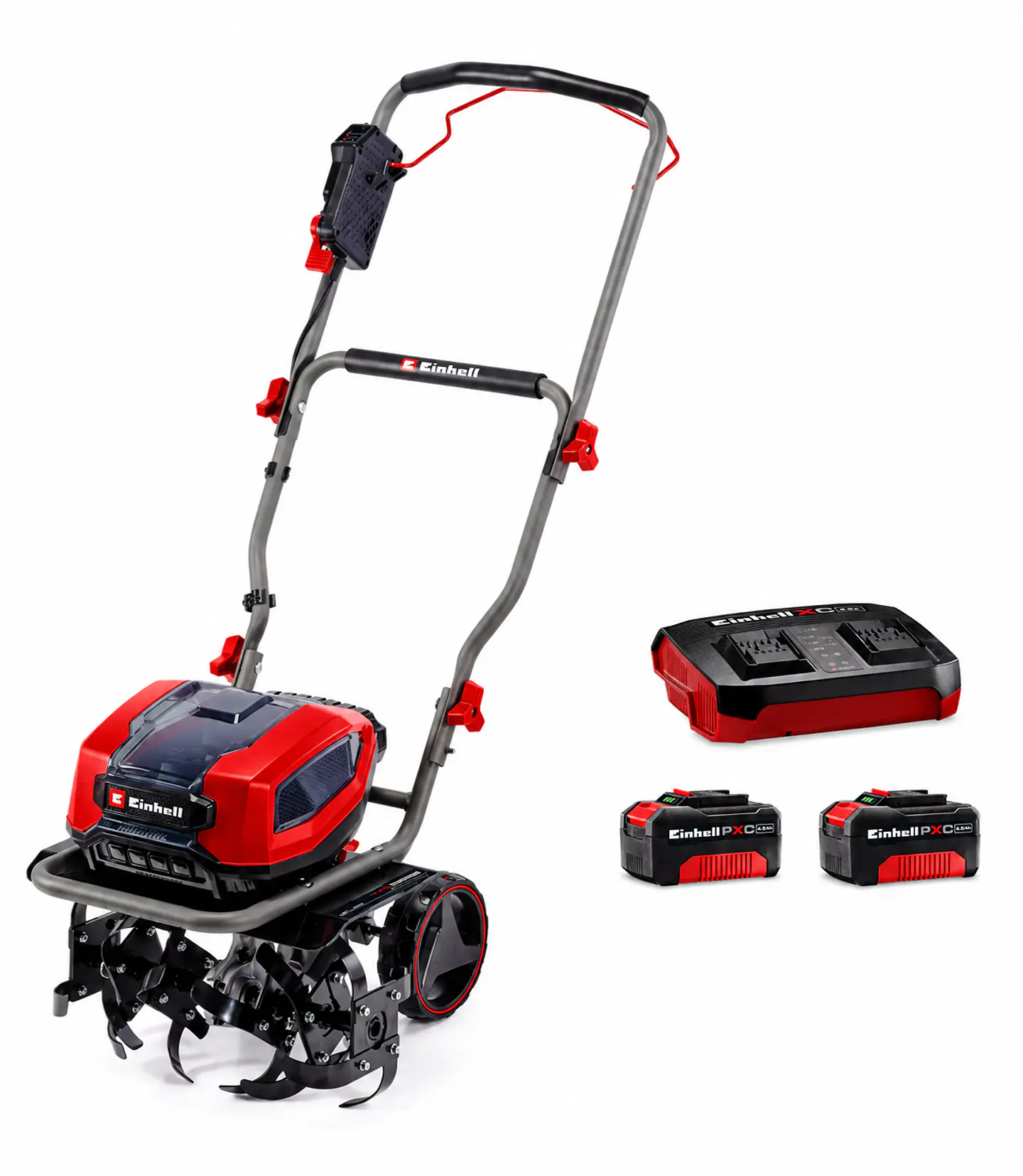 Motoenxada sem fio GP-CR 36/45 Li E BL PROFESSIONAL + 2 Baterias 4.0Ah + Carregador Duplo EINHELL 1