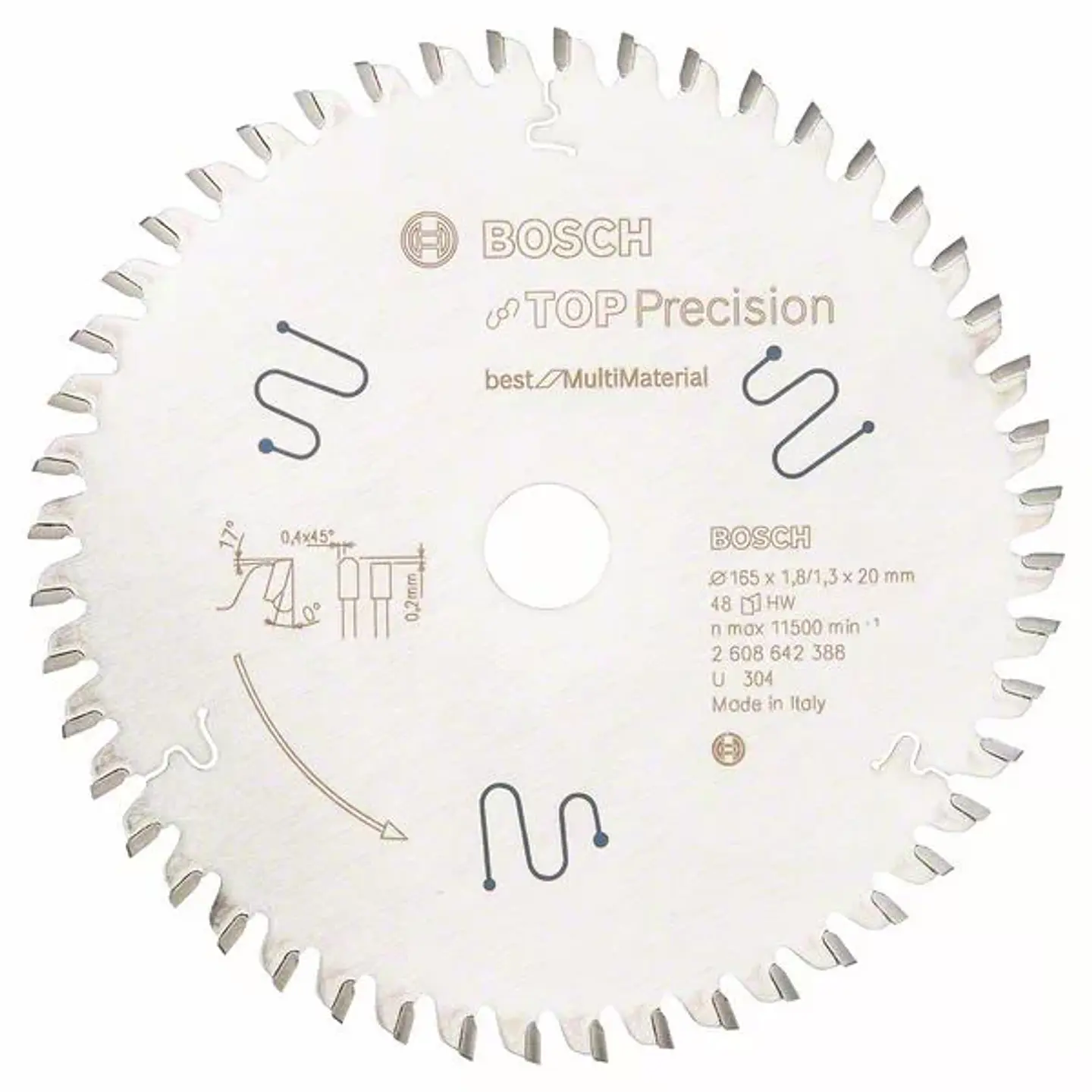 Discos de serra circular Top Precision Best for Multi Material BOSCH 1