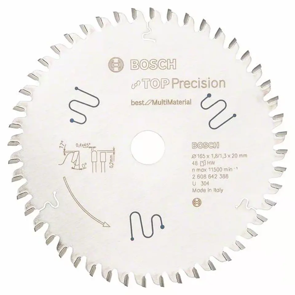 Discos de serra circular Top Precision Best for Multi Material BOSCH 1