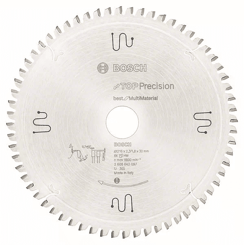 Discos de serra circular Top Precision Best for Multi Material BOSCH
