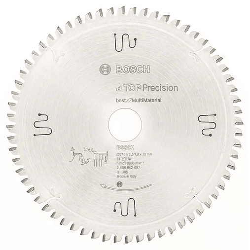 Discos de serra circular Top Precision Best for Multi Material BOSCH 2
