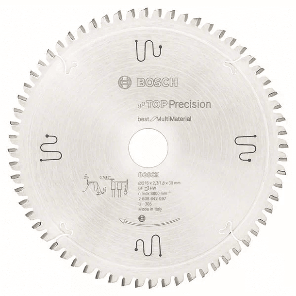 Discos de serra circular Top Precision Best for Multi Material BOSCH 2