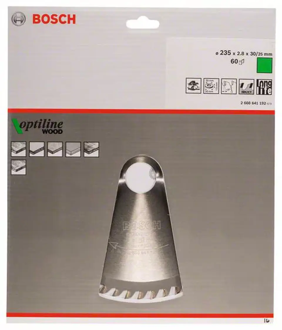 Discos de serra circular para madeira Optiline Wood BOSCH 6