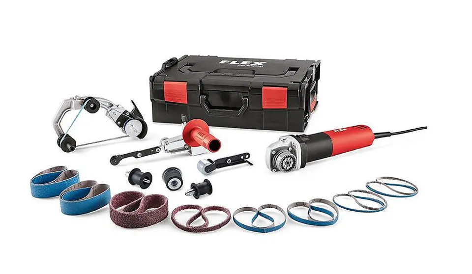 Kit Lixadora de Cinta para tubos + Lima BRE 8-4 INOX SET TRINOXFLEX FLEX 1
