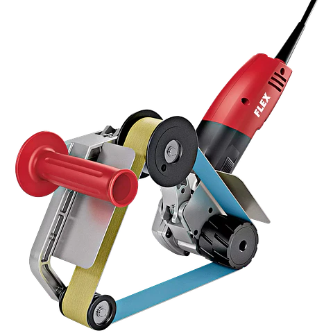 Set Lixadora de Cinta para tubos Ø760x40mm + Polidora Satinadora Ø100mm BRE 14-3 INOX SET 110/BS-4H TRINOXFLEX FLEX