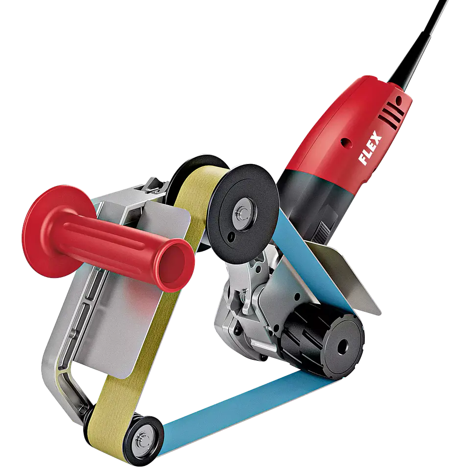 Set Lixadora de Cinta para tubos Ø760x40mm + Polidora Satinadora Ø100mm BRE 14-3 INOX SET 110/BS-4H TRINOXFLEX FLEX 2