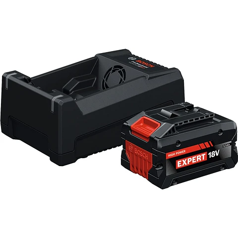 Conjunto de 1 bateria EXBA18V-55 + carregador GAL 12V/18V-80 BOSCH