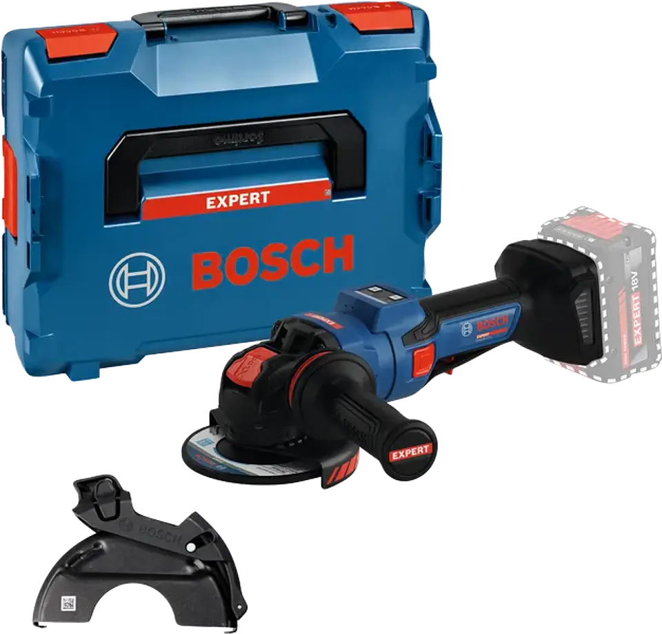 EXPERT EXWX 18V-15PS X-LOCK Angle Grinder + L-BOXX Case BOSCH 1