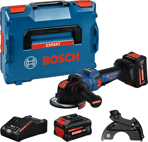Rebarbadora com X-LOCK EXPERT EXWX 18V-15PS + 2 baterias EXBA18V-80﻿ (8.0Ah) + Mala L-BOXX BOSCH