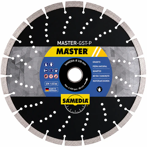 Disco Diamante para Granito/Pedra Natural ø230mm MASTER GST SAMEDIA