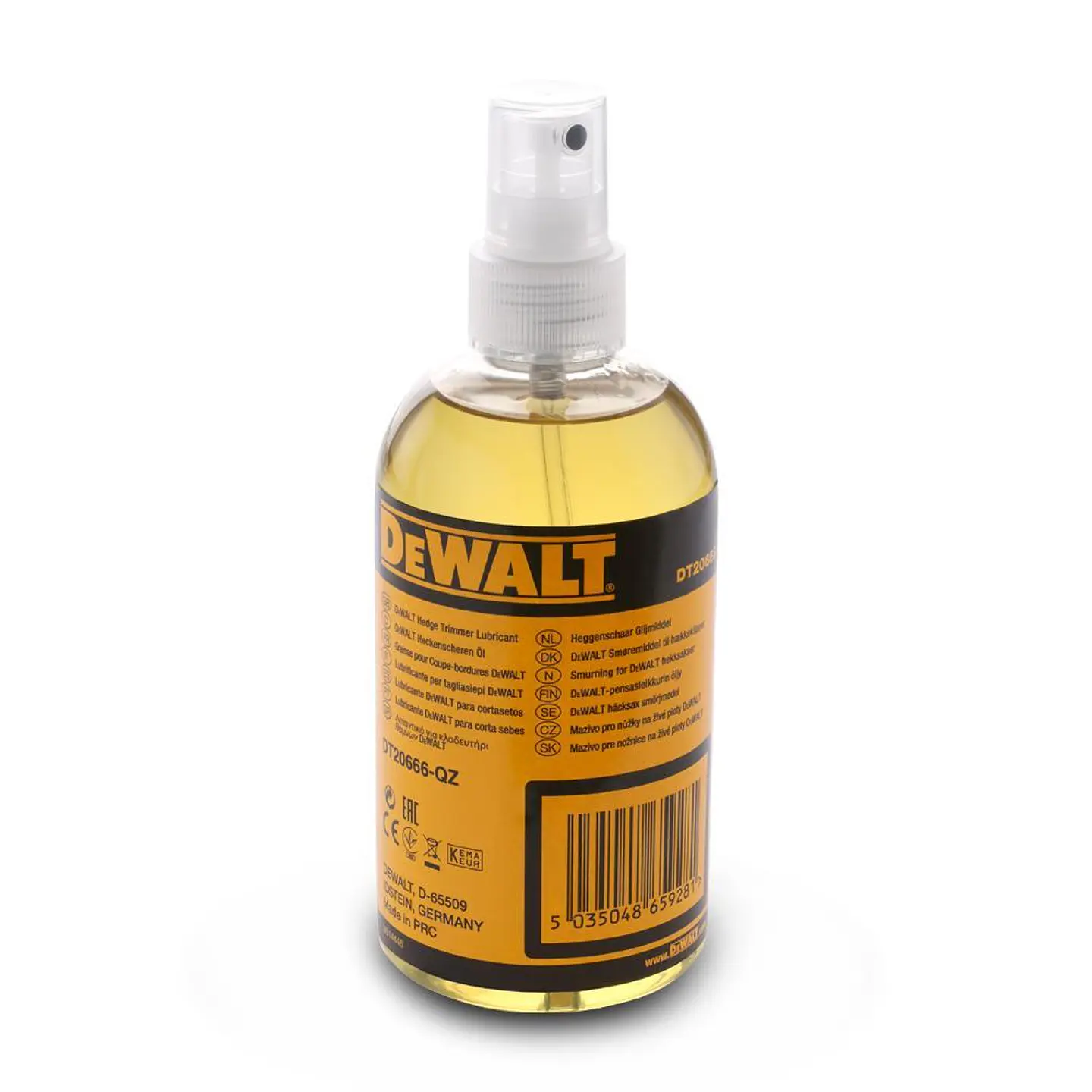 Spray Lubrificante para laminas de Corta-Sebes 300ml DT20666 DEWALT 1