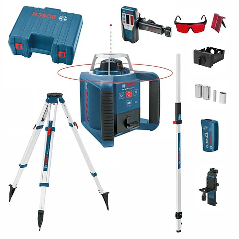 Nivel Laser Rotativo GRL 300 HV Set Completo BOSCH