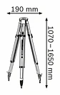 Tripé para a construção civil BT 170 HD BOSCH - thumbnail 3