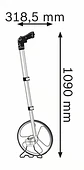 Roda de medição GWM 32 BOSCH - Thumbnail 3
