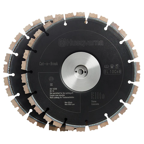 Kit 2 Discos de Diamante para Betão Duro Ø230mm (Cut-n-Break) EL10CNB HUSQVARNA