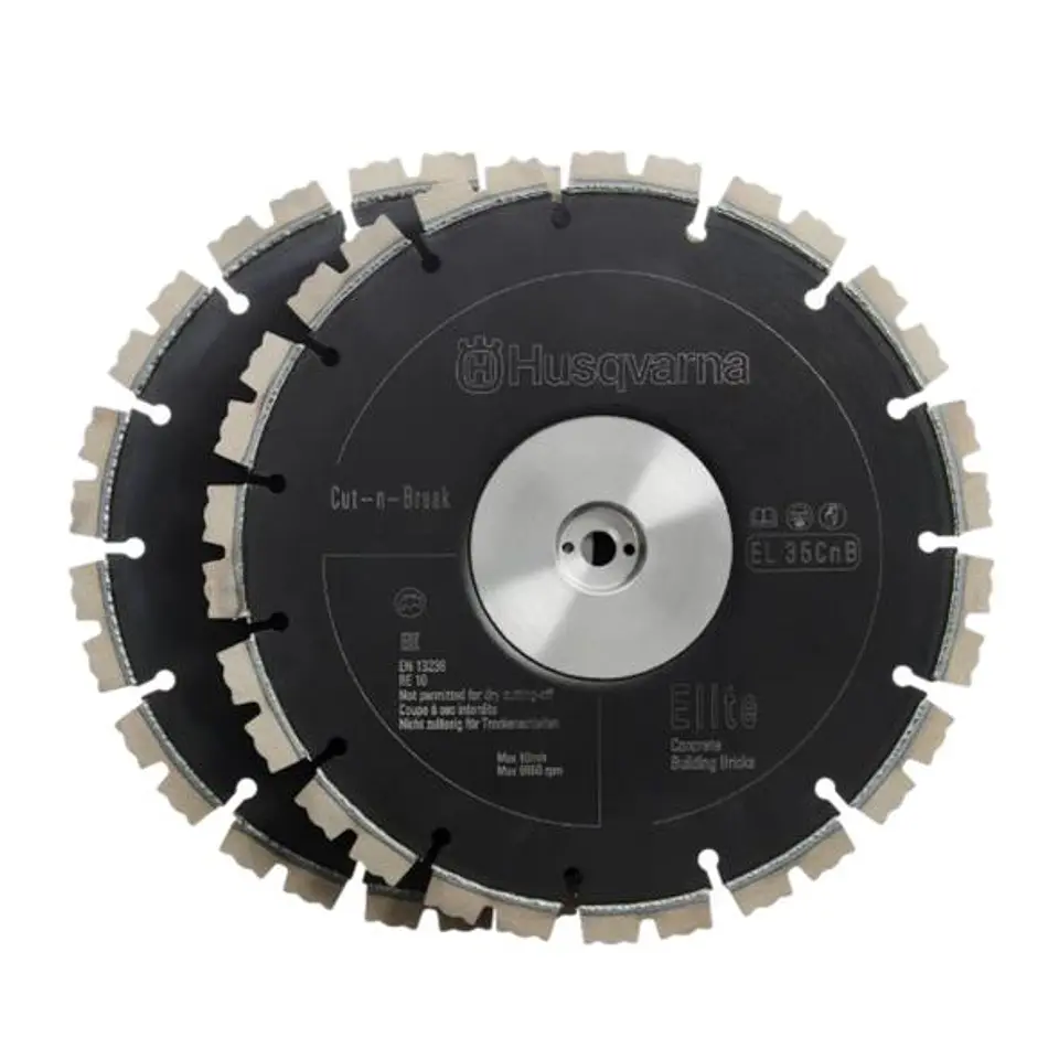 Kit 2 Discos de Diamante para Betão Médio Ø230mm (Cut-n-Break) EL35CNB HUSQVARNA 1
