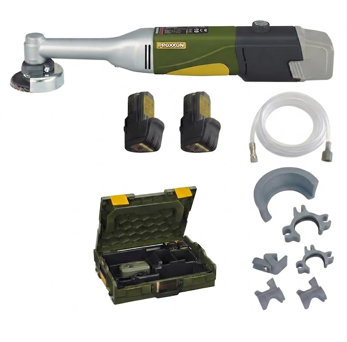 Mini Rebarbadora a bateria 10,8V para Cerâmica Húmido ou Seco LHW/A PROXXON 1