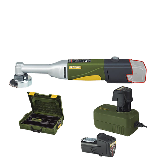 Mini Rebarbadora a bateria 10,8V para Cerâmica a Seco + 2 Baterias 2,6 Ah LHW/A PROXXON