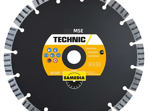 Disco Diamante Universal Profissional Ø150X22,3mm TECHNIC MSE SAMEDIA