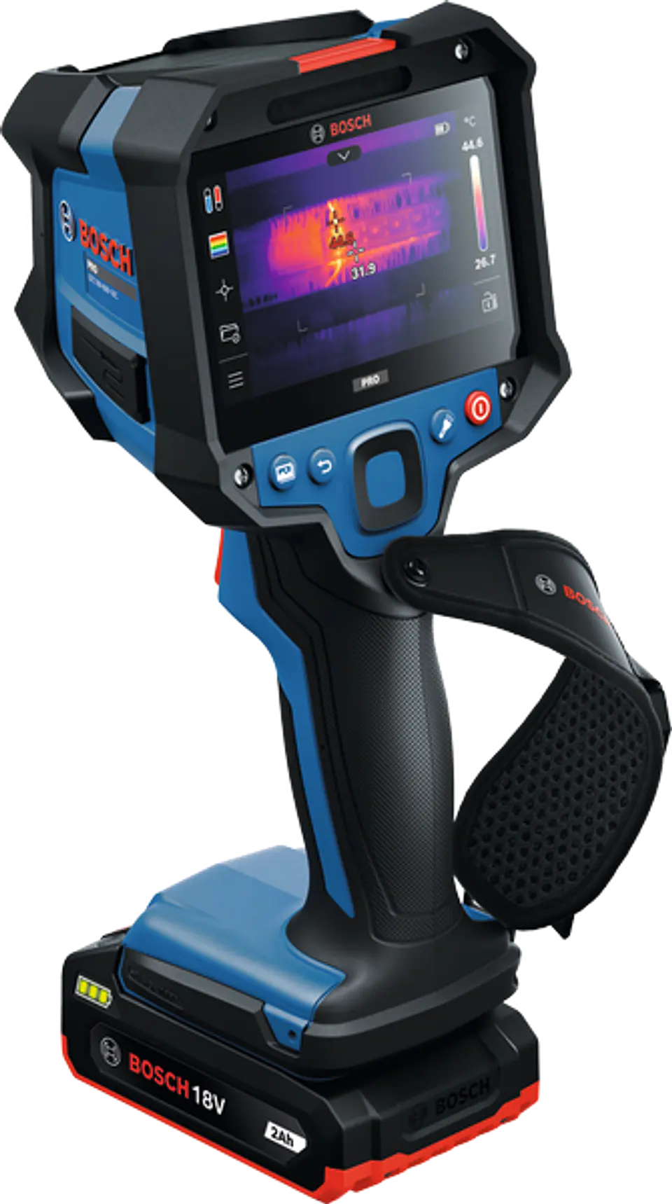 Câmara térmica GTC18V-600-16C + 1 Bateria GBA 18V 2.0Ah + 1 carregador GAL 18V-20 BOSCH 7