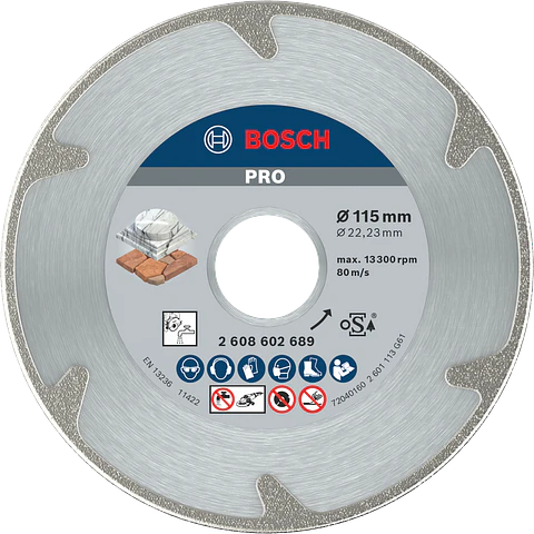 Disco de corte diamante para marmore 115mm PRO MARBLE BOSCH