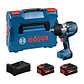 Aparafusadora de impacto PRO GDS18V-1400 + 2 Baterias EXBA18V-55 + carregador GAL 12V/18V-80 BOSCH - thumbnail 1
