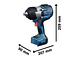 Aparafusadora de impacto PRO GDS18V-1400 + 2 Baterias EXBA18V-55 + carregador GAL 12V/18V-80 BOSCH - thumbnail 7