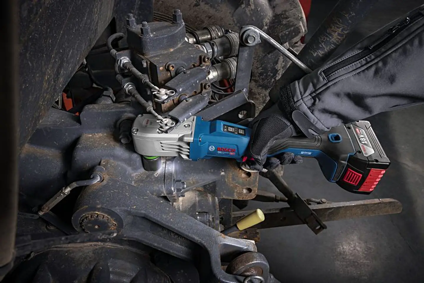 Chave de impacto de ângulo reto sem fio GRS18V-330 L-BOXX BOSCH 4
