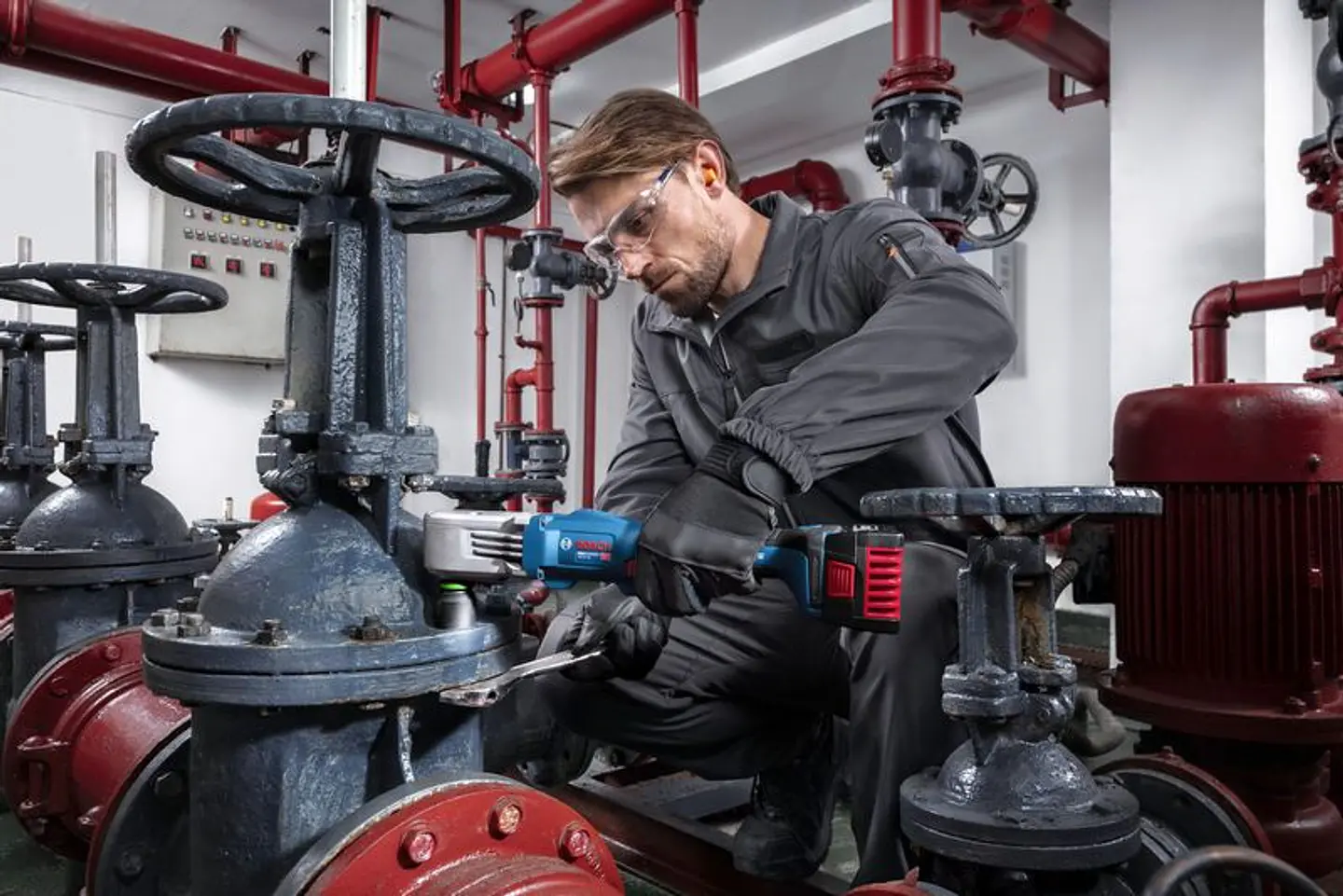 Chave de impacto de ângulo reto sem fio GRS18V-330 L-BOXX BOSCH 6