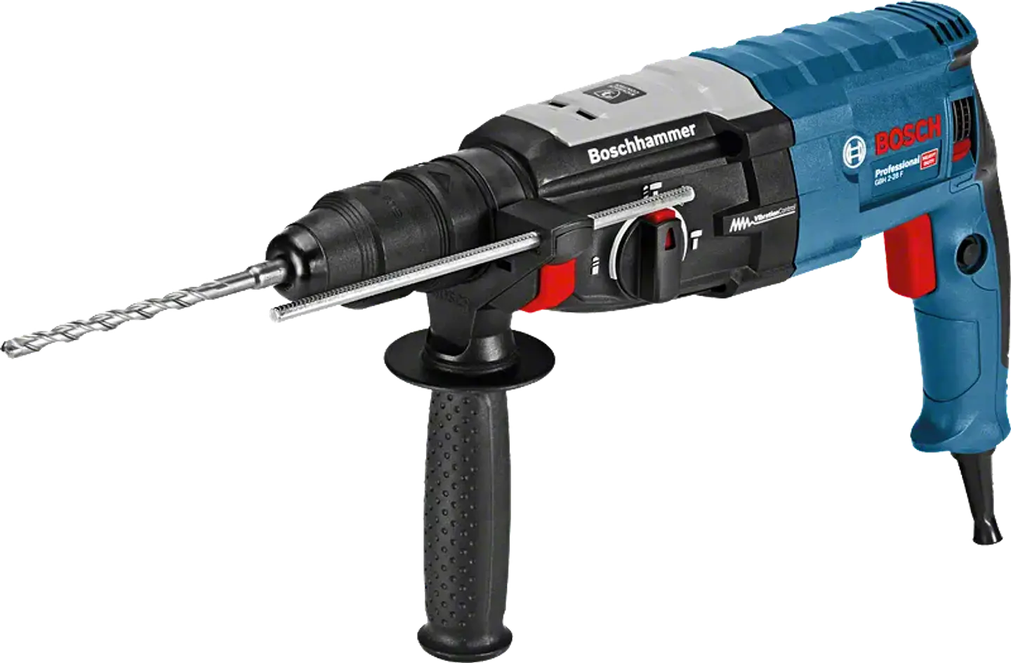 Lote 30 Brocas SDS Plus 7X + Martelo perfurador GBH 2-28 F + Mala L-BOXX BOSCH 3