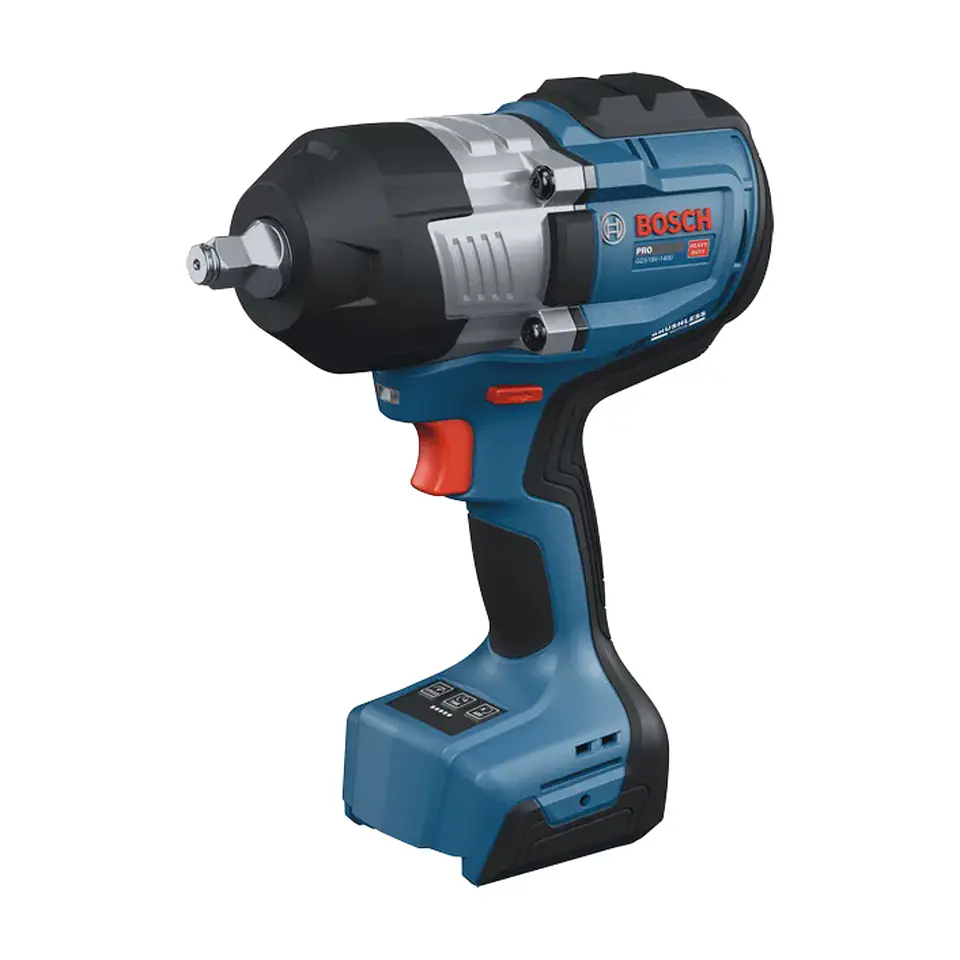 Aparafusadora de impacto PRO GDS18V-1400 + 2 Baterias EXBA18V-80 + 1 carregador GAL 12V/18V-80 BOSCH 1