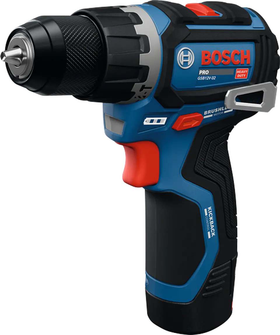 Berbequim de percussão sem fio GSB12V-32 + 2 Baterias GBA 12V 2.0Ah + 1 carregador GAL 12V-20 em mala L-BOXX 102 BOSCH 7