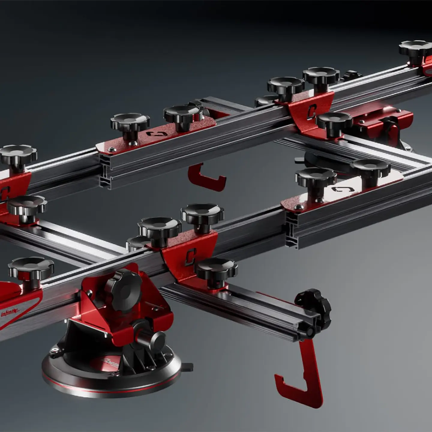 Sistema de Transporte 100 Kg com 4 Ventosas Infinity C-180 CORTAG  2