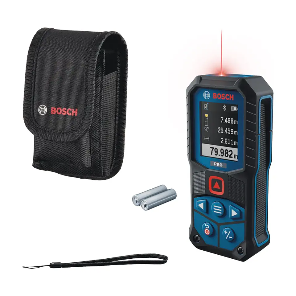 Medidor de distâncias laser GLM80-35C e acessórios BOSCH 1