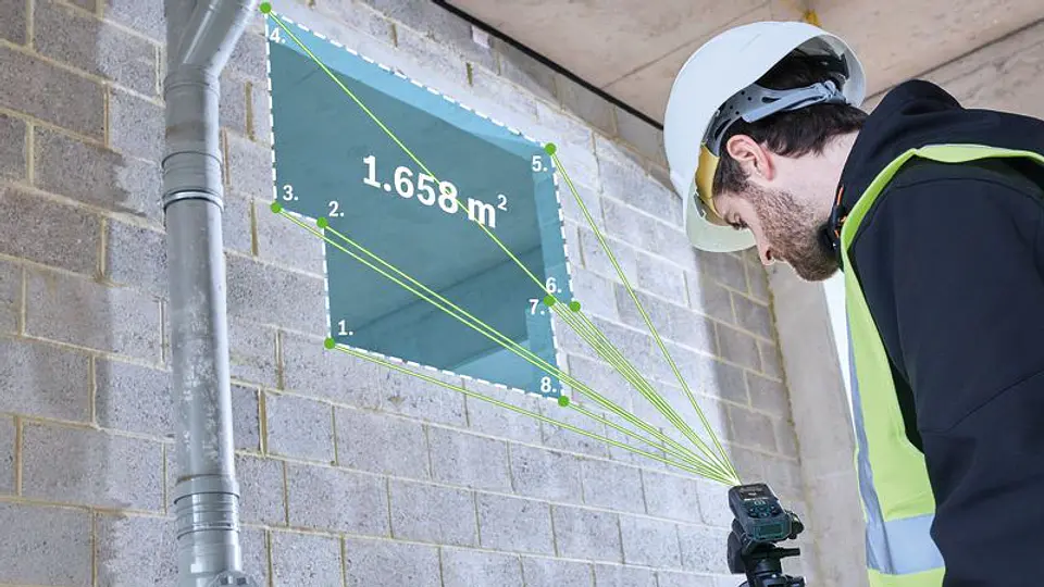 Medidor de distâncias laser EXPERT EXLM100-39CG com acessórios BOSCH 4