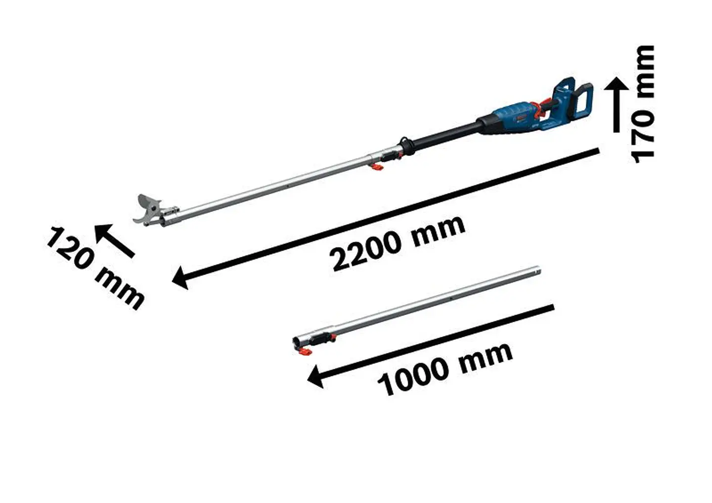 Tesoura de Poda extensível sem fio GGP18V-45EP BOSCH 5