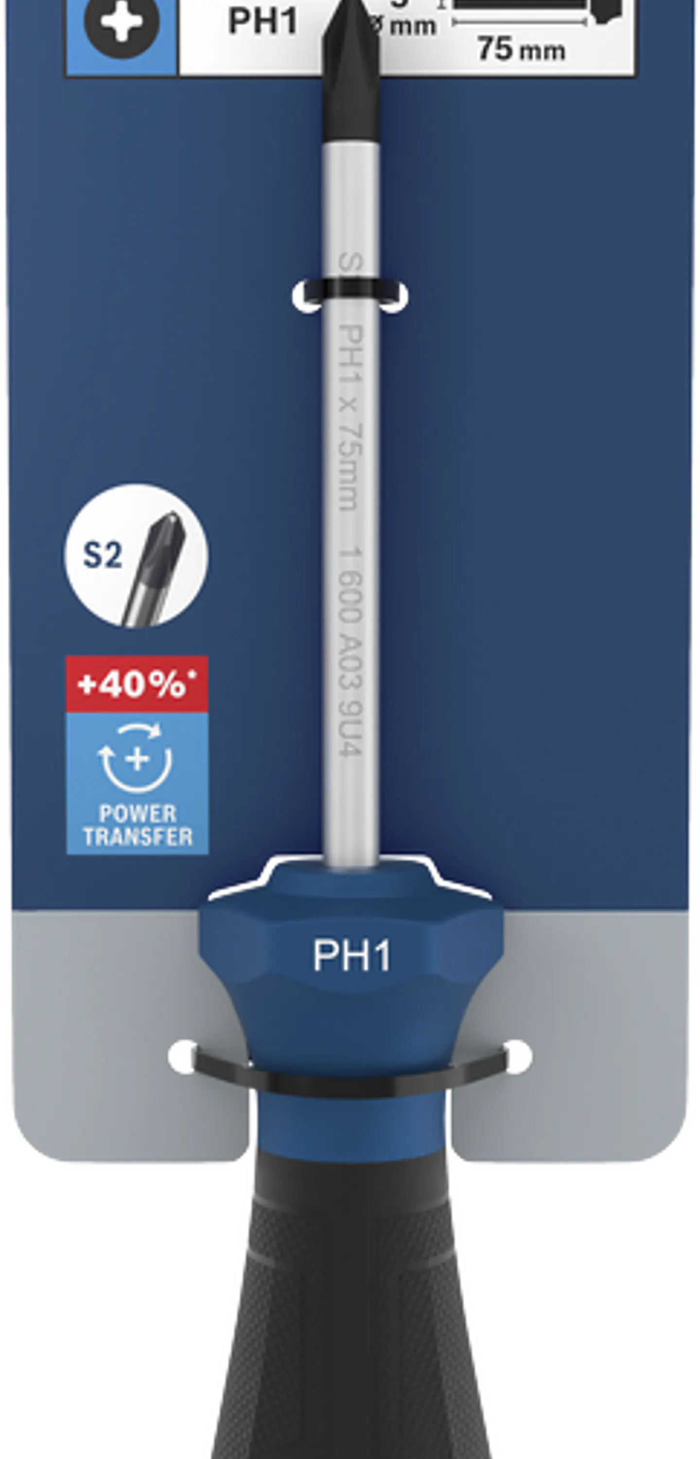 Chave de Fenda Phillips PRO PH1 x 75 mm BOSCH 3